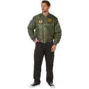 ROTHCo MA-1 Flight Jacket with Patches - Rothco