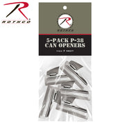 ROTHCo G.I. Type 5-pack P38 Can Openers - Rothco