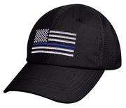 ROTHCo Tactical Mesh Back Cap With Thin Blue Line Flag - Security Pro USA