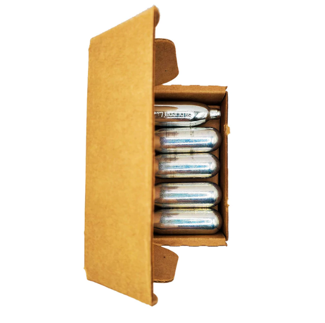 BYRNA TECHNOLOGIES 12 Gram CO2 Cartridges + Oiler - 10 Pack BYRNA TECHNOLOGIES 12 Gram CO2 Cartridges + Oiler - 10 Pack