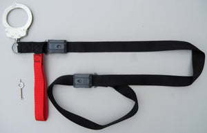 Hand Restraint Tether with UniLock and Handcuff - Security Pro USA