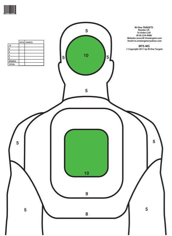 Silhouette Training Paper Shooting Targets| Security Pro USA