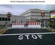 HD300 Wedge Barricade – K Rated Barrier - Delta Scientific