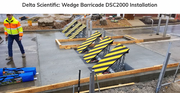 DSC2000 Wedge Barricade – K-12 Crash Rated Barrier - Delta Scientific