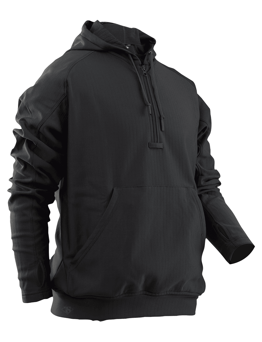 Grid Fleece Hoodie