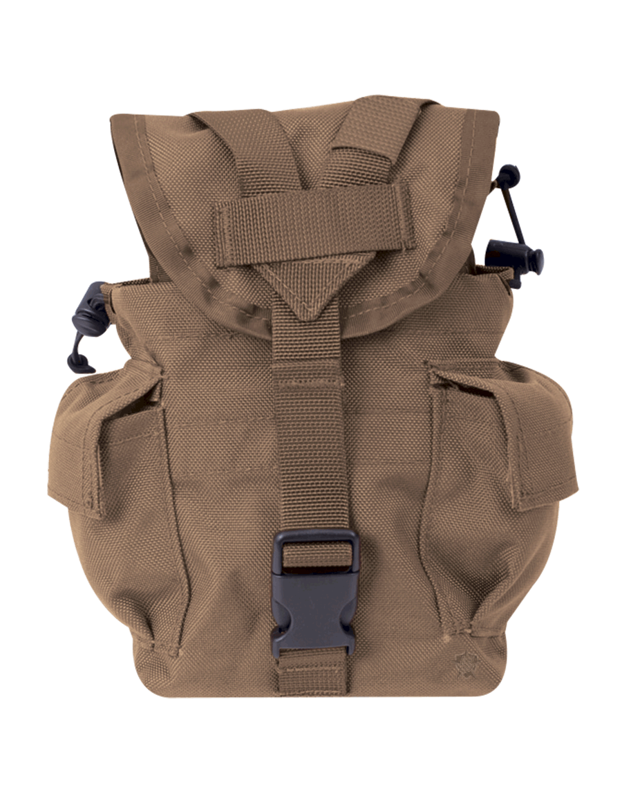 M.O.L.L.E. Compatible 1-Quart Canteen/Utility Pouch