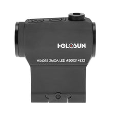 HOLOSUN - HS403B Red 2MOA Dot, Shake Awake, 20mm Tube, 2 MOA Dot - 403 Series - HOLOSUN