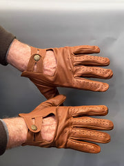 Rakuda Luxury Men's Leather Texting Touch Screen Unisex Gloves - Rakuda