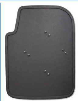 United Shield Military Combat Ballistic Shield, NIJ Level IIIA Protection, Ambidextrous Collapsible Handle, w/ Integrated Weapon Mount, Compact